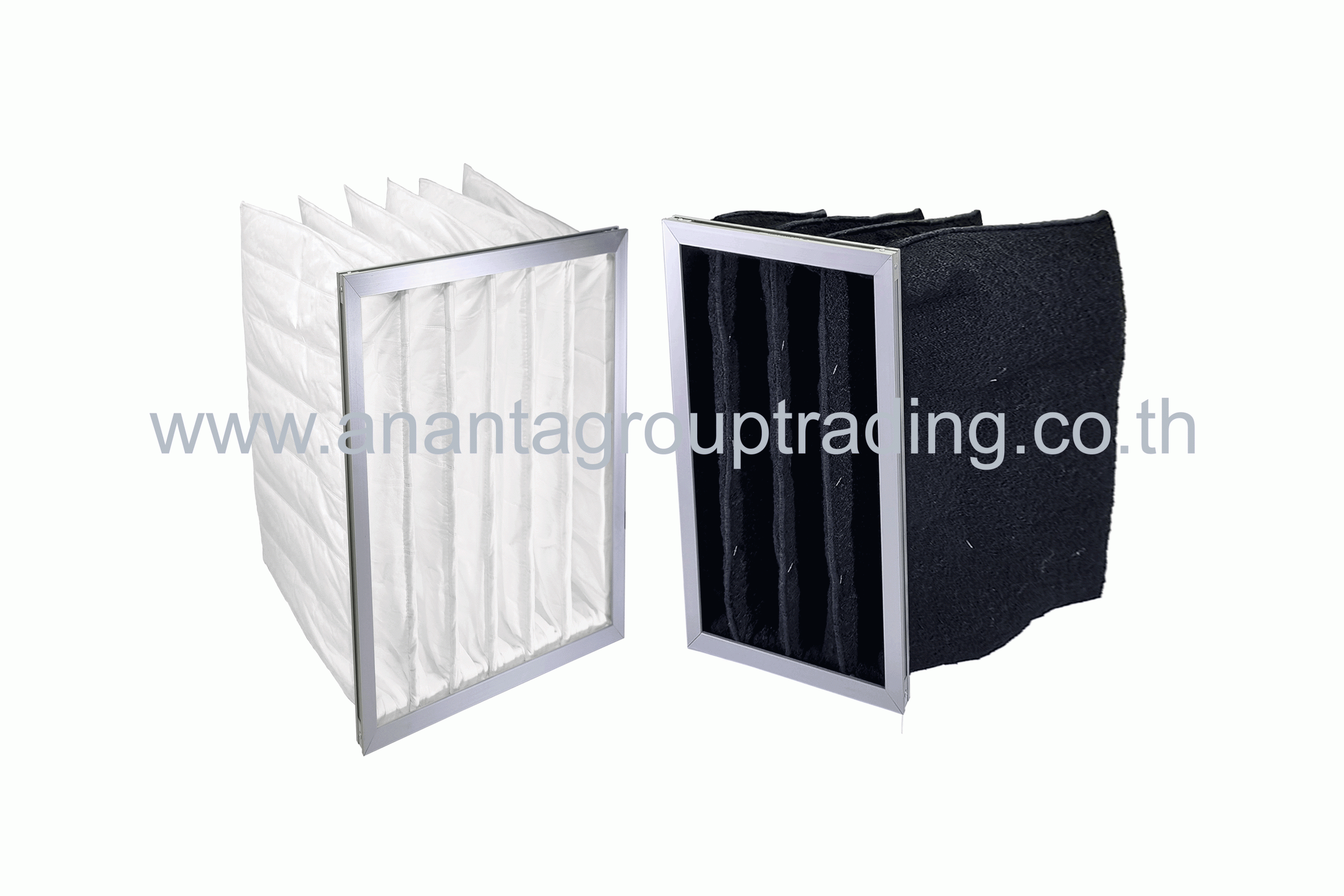 Packet Filter(Bag Filter) M5, Carbon ชุดกรองอากาศขั้นกลาง แบบถุงพ็อคเก็จ โดย Ananta Group Trading Ltd., Part.