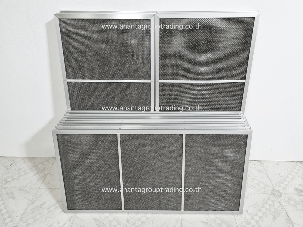 Demister Filter (ชุดกรองละอองน้ำมันและดักจับฝ่น G1-G2)อากาศแบบแผ่นอลูมิเนียบ) โดย ห้างหุ้นส่วน จำกัด อนันต กรุ๊ป เทรดด้ิง